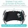 Vive Walker Tray for Folding Walker wCup Holder Pockets Removable