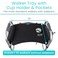 Vive Walker Tray for Folding Walker wCup Holder Pockets Removable