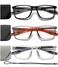 Hubeye TR90 Blue Light Blocking Reading Glasses with Pouches LanyardCheaters