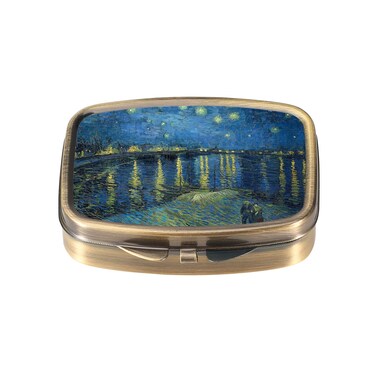 Dynippy Pill Case AStarry Night Over The Rhone2Compartment