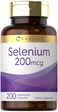 Carlyle Yeast Free Selenium 200 mcg 200 Capsules