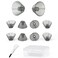 MicroEar Hearing aid Tulip Domes for Resound Jabra Ear Tips Replacement 10pcs Pack