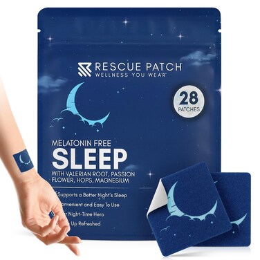 Rescue Patch Sleep Support Patches for Adults 28 Count