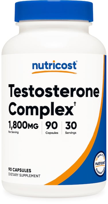 Nutricost Testosterone Support Complex 90 Capsules 1800mg Per Serving