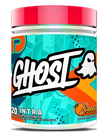 GHOST Intra Workout Powder Drink Mix Orange Squeeze BCAAs EAAs