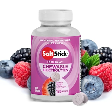SaltStick Electrolyte FastChews Mixed Berry 120 Chewable Tablets