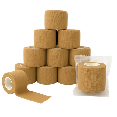 MCR Medical First Aid Training Cohesive Bandage Tape 12Pack
