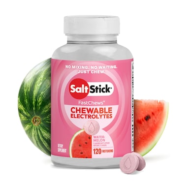 SaltStick Electrolyte FastChews Watermelon 120 Chewable Tablets