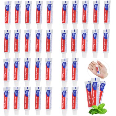 HAIFOTRVA 100 Tubes Bulk Travel Size Toothpaste0176 oz Extra Small