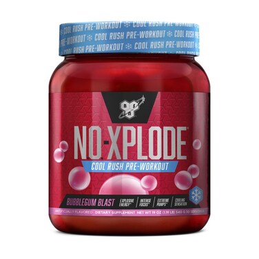 BSN NOXplode Cool Rush Pre Workout Bubblegum Blast 30 Servings