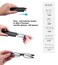 SKYOAK 2 Pack Ultra thin Lightweight Folding Reading Glasses Women Men TR90 Blue Light Blocking Anti UVEyestrain Foldable Compact Computer Readers Portable Unique Stretchable Slim Flat Case BlackClear