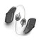 MicroEar Resound Compatible Hearing Aid Domes Smoky Power Dome Ear Tips 10mm20pcs