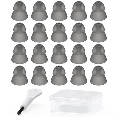 MicroEar Resound Compatible Hearing Aid Domes Smoky Power Dome Ear Tips 10mm20pcs