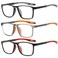 FSRTEP Reading Glasses for Men Sporty Design TR90 Blue Light Blocking Reader Comfortable and Flexible Lightweight 175