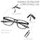 FSRTEP Reading Glasses for Men Sporty Design TR90 Blue Light Blocking Reader Comfortable and Flexible Lightweight 20