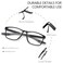 FSRTEP Reading Glasses for Men Sporty Design TR90 Blue Light Blocking Reader Comfortable and Flexible Lightweight 20