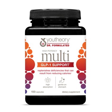 Youtheory High Potency Multi GLP1 Support 150 Vegetarian Capsules