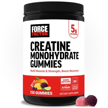 Force Factor Creatine Monohydrate Gummies NSF Certified