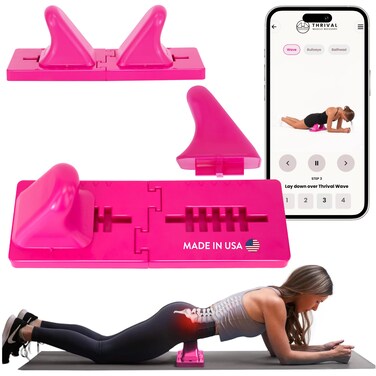 Thrival Wave Adjustable Psoas Muscle Release Tool Pink