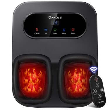 KNQZE Shiatsu Foot Massager with Heat Compression LCD Touch Panel FSA
