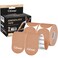CKeep Kinesiology Tape 2 Rolls 2 Inch Wide Elastic Precut Strips Beige