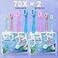 RR ORCRO 70Pack 5In1 Mini Disposable Toothbrushes with Toothpaste No Rinsing