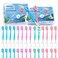 RR ORCRO 70Pack 5In1 Mini Disposable Toothbrushes with Toothpaste No Rinsing