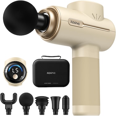 RENPHO Active Massage Gun Deep Tissue Percussion Back Massager Gun