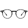 Dollger Blue Light Glasses for Women Men Retro Round Trendy Anti Blue Light Blocking Glasses for Computer Circle Acetate Frame Black
