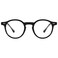 Dollger Blue Light Glasses for Women Men Retro Round Trendy Anti Blue Light Blocking Glasses for Computer Circle Acetate Frame Black