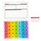 PILL THING 5 Times a Day Weekly Pill Box Organizer Case Secure 7 Day Pillbox with Medication Schedule 5 TimeaDay