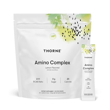 THORNE Amino Complex Clinically Validated EAA BCAA Powder 30 Servings
