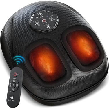 CooCoCo Foot Massager with Heat Remote for Home Office Use