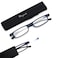 SKYOAK Ultra thin Lightweight Folding Reading Glasses Women Men TR90 Blue Light Blocking Anti UVEyestrain Foldable Compact Computer Readers Portable Unique Stretchable Slim Flat case Blue 225