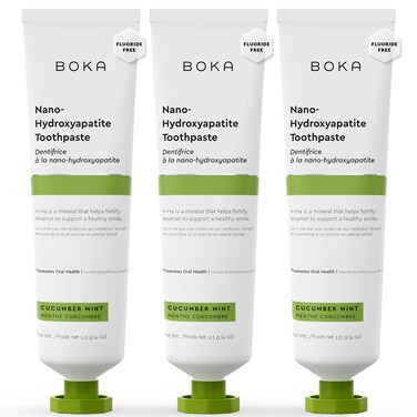 Boka Toothpaste Fluoride Free Toothpaste Nano Hydroxyapatite Toothpaste