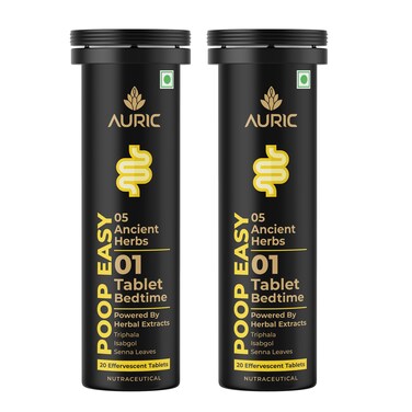Auric Flush 365 Effervescent Tab Refreshing Fizzy Drink 40 Tabs
