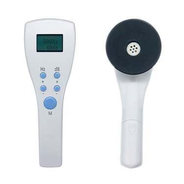 AIERTING AudiScan Portable Audiometer with Audiocups Cushion and Carry Case
