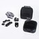 Compex Wireless USA 20 Muscle Stimulator wTENS Bundle Kit Muscle Stimulation Machine with Snap ElectrodesPrograms Wireless PODs etc Black