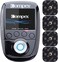 Compex Wireless USA 20 Muscle Stimulator wTENS Bundle Kit Muscle Stimulation Machine with Snap ElectrodesPrograms Wireless PODs etc Black