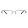 QECEPEI Rectangle Mens Semi Rimless Metal Blue Light Blocking Glasses