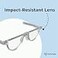 minrims Compact Reading Glasses Foldable Compact Computer Readers with MagSafe Compatible Case Lightweight PocketFriendly Reading Glasses for Men Women Clear 15x Optics