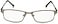 Foster Grant Mens Samson Rectangle Blue Light Reading Glasses Gunmetal