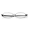 Foster Grant Gavin Fold Flat Rectangular Reading Glasses GunmetalTransparent 48 mm 3