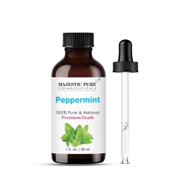 Majestic Pure Peppermint Essential Oil for Diffuser 1 Fl Oz