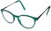 Foster Grant McKay Round Multi Focus Progressive Reading Glasses Teal
