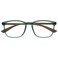 OPULIZE Max Classic Reading glasses for Women MenScratch Resistant Large Rectangular frame with Spring Hinges Green 3 Pack of 1