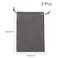 PATIKIL 14x10cm Microfiber Pouch 3Pcs Soft Storage Drawstring Gift Bag for Glasses Wedding Gray