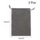 PATIKIL 14x10cm Microfiber Pouch 3Pcs Soft Storage Drawstring Gift Bag for Glasses Wedding Gray