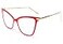 FEISEDY Oversized Cat Eye Glasses Frame Blue Light Blocking Eyewear for Women B2589