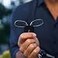 Always With ThinOptics Bundle Reading Glasses Armless OnNose Readers with Keychain Case Ultra Thin Durable Lightweight Black 15x